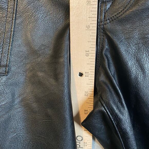 Good American Faux Leather Pants Size 10/30 Fairy Grunge Edgy Glam Going Out - Picture 8 of 14